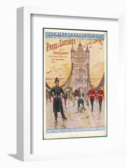 By Rail and Sea from Paris to Brighton or London-H. Gee-Framed Photographic Print