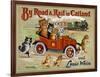 By Road and Rail in Catland, 20Th-Louis Wain-Framed Giclee Print