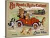By Road and Rail in Catland, 20Th-Louis Wain-Stretched Canvas