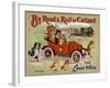 By Road and Rail in Catland, 20Th-Louis Wain-Framed Giclee Print