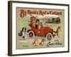 By Road and Rail in Catland, 20Th-Louis Wain-Framed Giclee Print