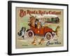 By Road and Rail in Catland, 20Th-Louis Wain-Framed Giclee Print