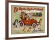 By Road and Rail in Catland, 20Th-Louis Wain-Framed Giclee Print