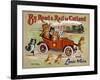 By Road and Rail in Catland, 20Th-Louis Wain-Framed Giclee Print