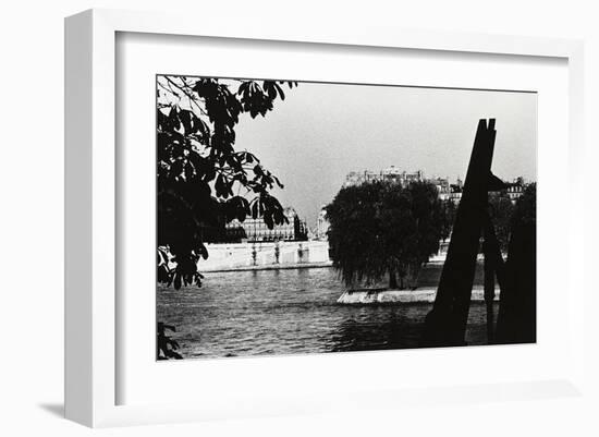 By Seine River, Paris-Manabu Nishimori-Framed Art Print