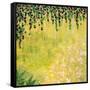 By The Arbor-Herb Dickinson-Framed Stretched Canvas