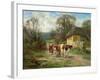 By the Barn-Charles James Adams-Framed Giclee Print