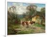 By the Barn-Charles James Adams-Framed Giclee Print