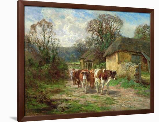 By the Barn-Charles James Adams-Framed Giclee Print