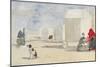By the Bathing Machines, 1866-Eugène Boudin-Mounted Giclee Print