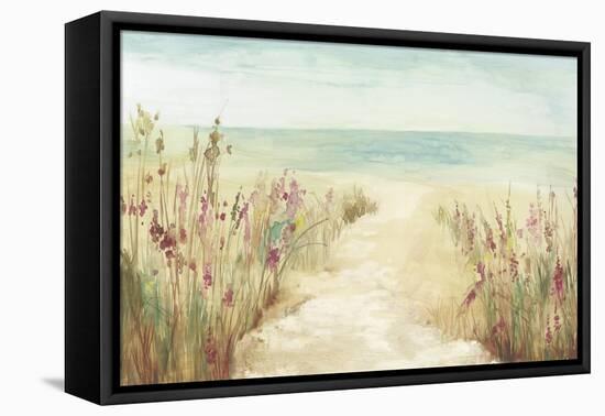 By The Beach-Asia Jensen-Framed Stretched Canvas