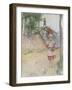 By the cellar, 1917-Carl Larsson-Framed Giclee Print