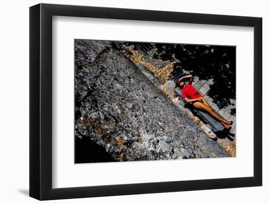 By The Church-Sebastian Black-Framed Photo