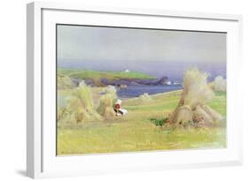 By the Corn Stocks-Arthur Claude Strachan-Framed Giclee Print