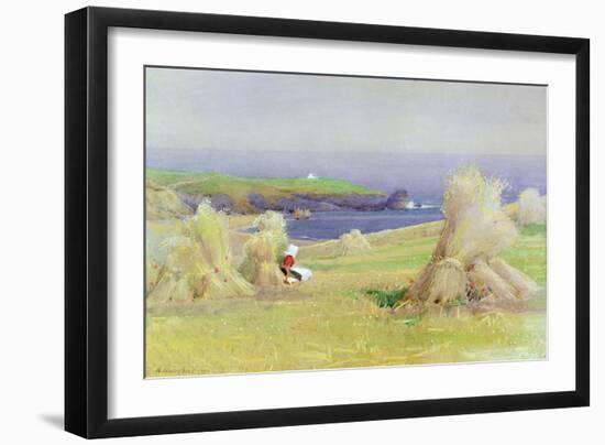 By the Corn Stocks-Arthur Claude Strachan-Framed Giclee Print