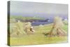 By the Corn Stocks-Arthur Claude Strachan-Stretched Canvas