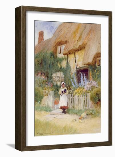 By the Cottage Gate-Arthur Claude Strachan-Framed Giclee Print