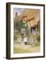By the Cottage Gate-Arthur Claude Strachan-Framed Giclee Print