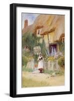 By the Cottage Gate-Arthur Claude Strachan-Framed Giclee Print