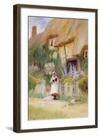 By the Cottage Gate-Arthur Claude Strachan-Framed Giclee Print