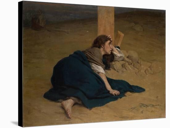 By the Cross-Genrich Matveyevich Maniser-Stretched Canvas