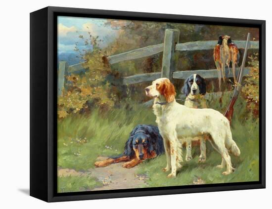 By the Day's Bag-Alfred Duke-Framed Stretched Canvas