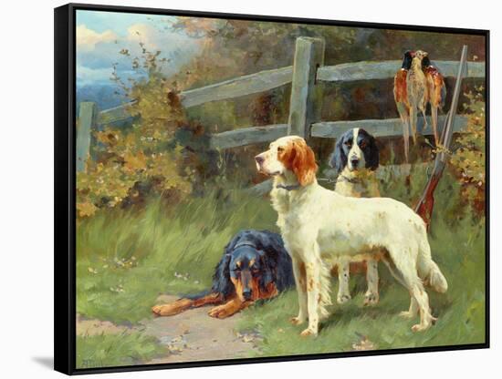 By the Day's Bag-Alfred Duke-Framed Stretched Canvas