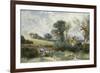 By the Duck Pond-Myles Birket Foster-Framed Premium Giclee Print