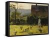 By the Farmhouse-Evariste Carpentier-Framed Stretched Canvas