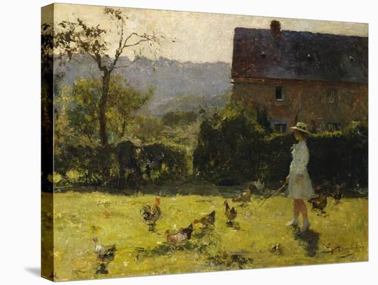 By the Farmhouse-Evariste Carpentier-Stretched Canvas