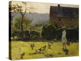 By the Farmhouse-Evariste Carpentier-Stretched Canvas