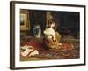 By the Fireside, 1878-Frank Holl-Framed Giclee Print