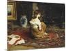 By the Fireside, 1878-Frank Holl-Mounted Giclee Print