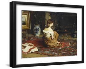 By the Fireside, 1878-Frank Holl-Framed Giclee Print