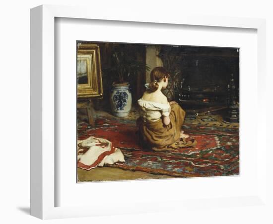 By the Fireside, 1878-Frank Holl-Framed Giclee Print