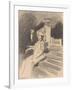 By the Fountain, Villa Torlonia, Frascati, c.1907-John Singer Sargent-Framed Giclee Print