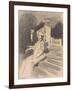 By the Fountain, Villa Torlonia, Frascati, c.1907-John Singer Sargent-Framed Giclee Print