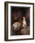 By the Hearth, 1894-Philip Eustace Stretton-Framed Premium Giclee Print