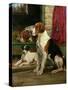 By the Kennels-Wright Barker-Stretched Canvas