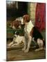 By the Kennels-Wright Barker-Mounted Giclee Print