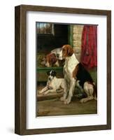 By the Kennels-Wright Barker-Framed Giclee Print