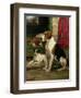 By the Kennels-Wright Barker-Framed Giclee Print