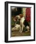 By the Kennels-Wright Barker-Framed Giclee Print