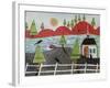 By the Lake August 1-Karla Gerard-Framed Giclee Print