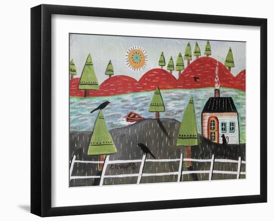 By the Lake August 1-Karla Gerard-Framed Giclee Print