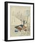 By the Light of a Lamp-Totoya Hokkei-Framed Giclee Print