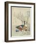 By the Light of a Lamp-Totoya Hokkei-Framed Premium Giclee Print