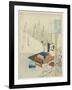 By the Light of a Lamp-Totoya Hokkei-Framed Giclee Print