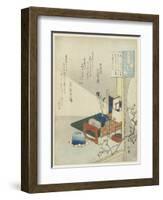 By the Light of a Lamp-Totoya Hokkei-Framed Giclee Print