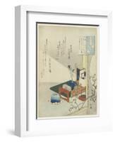 By the Light of a Lamp-Totoya Hokkei-Framed Giclee Print